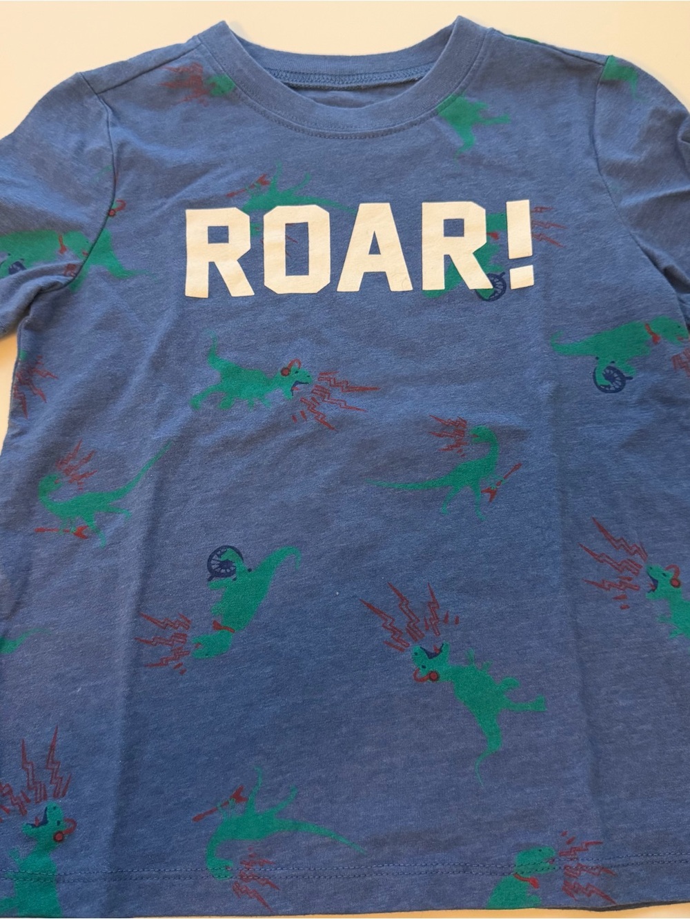 OshKosh B'gosh Blue and Green Short Sleeve Tee